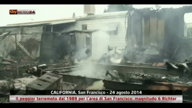 Il peggior terremoto dal 1989 nell’area di San Francisco