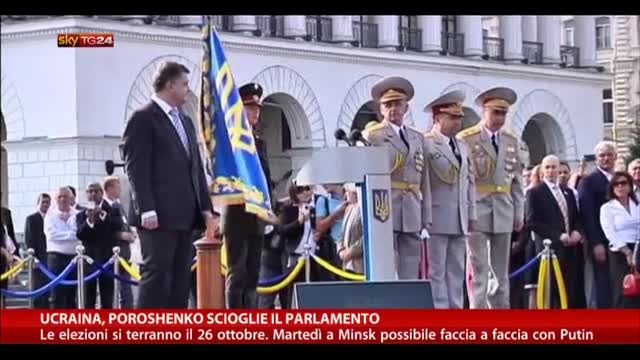 Ucraina, Poroshenko scioglie il parlamento
