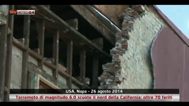 USA, terremoto a nord della California: oltre 70 feriti