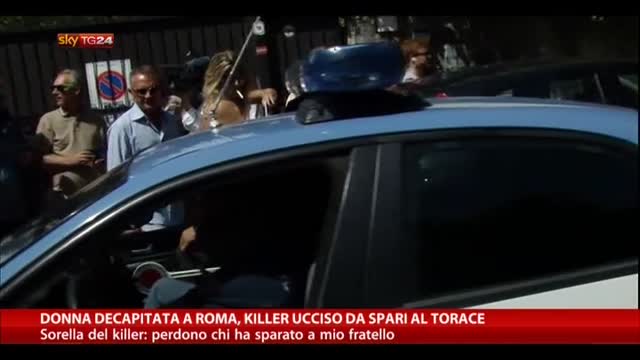Donna decapitata a Roma, killer ucciso da spari al torace