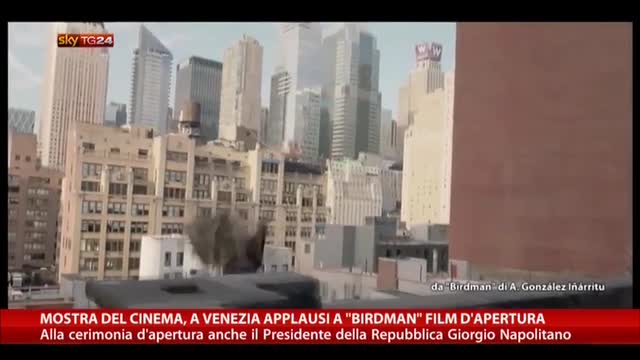 Mostra Cinema Venezia, applausi a Birdman, film d'apertura