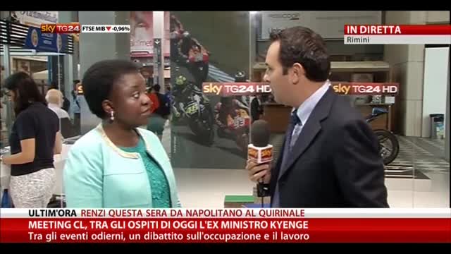 Immigrazione, Kyenge: "L'Italia deve essere ambiziosa"