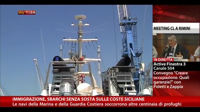 Immigrazione, sbarchi senza sosta sulle coste siciliane