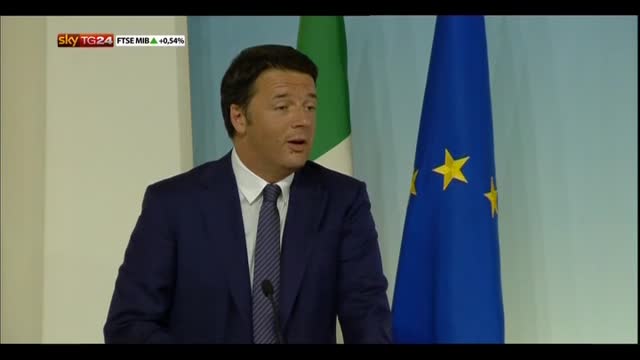 Lavoro, Renzi: c'è un disegno culturale dietro gli 80 euro