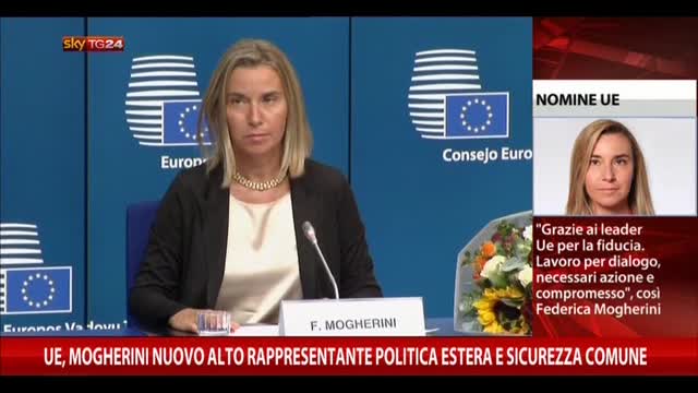 Mogherini: credo di avere la giusta esperienza