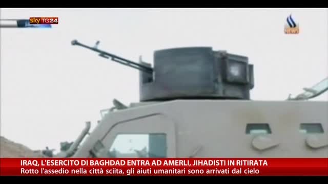 Iraq, esercito Baghdad entra ad Amerli, ritirata jihadisti