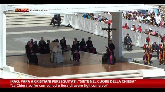 Papa a cristiani perseguitati: "Siete in cuore della Chiesa"