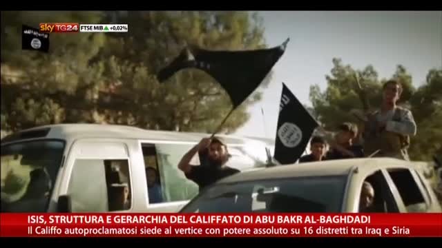 Isis, struttura e gerarchia califfato Abu Bakr Al-Baghdadi