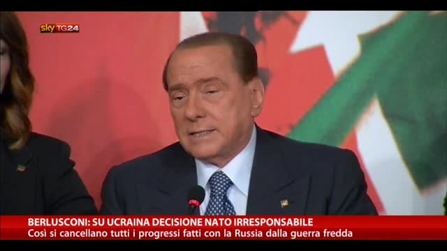 Berlusconi: su Ucraina decisione NATO irresponsabile