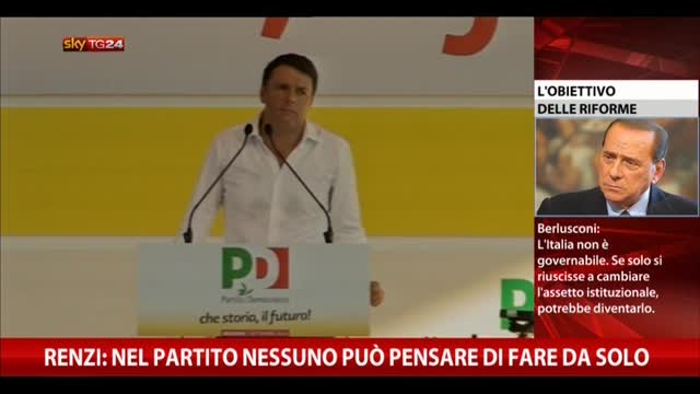Renzi: il Pd è considerato una speranza in Europa