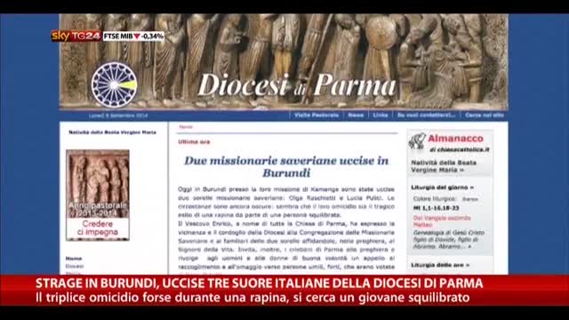 Strage Burundi, uccise 3 suore italiane della Diocesi Parma