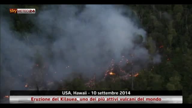 Usa, eruzione del Kilauea alle Isole Hawaii