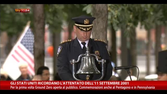Gli Stati Uniti ricordano l'attentato dell l'11/09/2001