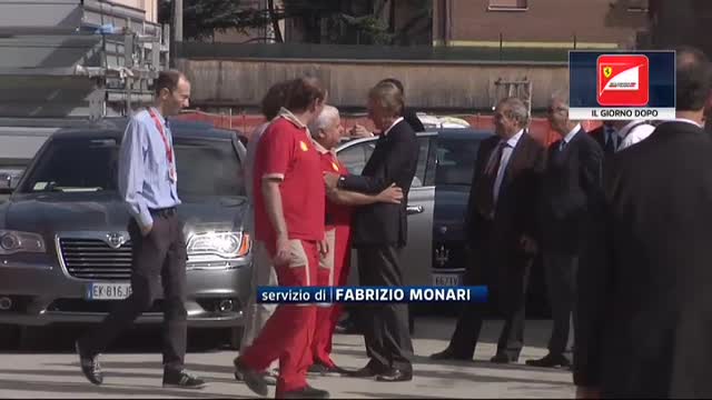 Ferrari, Montezemolo saluta il suo team