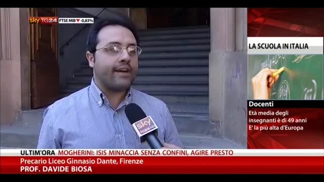 Firenze, intervista ad un precario dell'ex liceo di Renzi
