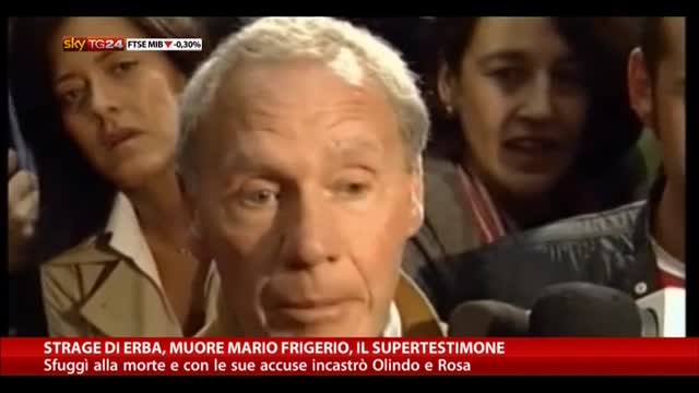 Strage di Erba: muore Mario Frigerio, il supertestimone