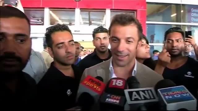 Del Piero in India: "Sono felice per questa nuova avventura"