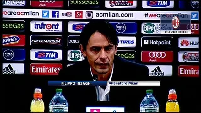 Inzaghi: "Juve più forte, ma noi possiamo fare l'impresa"