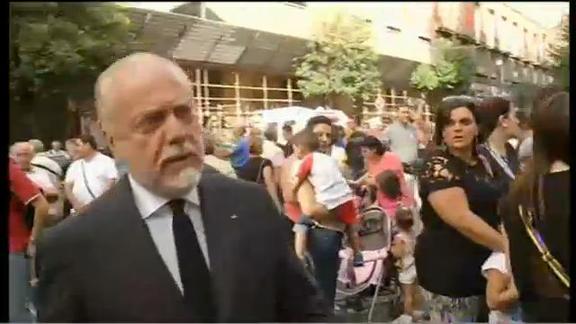 Napoli, De Laurentiis in Duomo per il miracolo di S. Gennaro