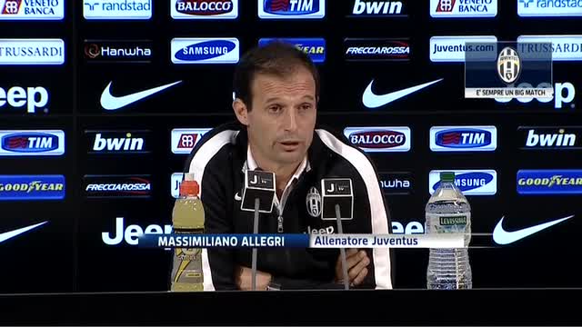 Milan-Juve, Allegri: "E' sempre un big match"