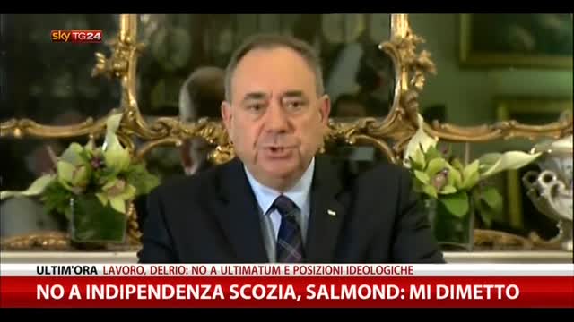 No a indipendenza Scozia, Salmond: "Mi dimetto"
