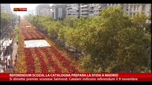 Referendum Scozia, la Catalogna prepara la sfida a Madrid