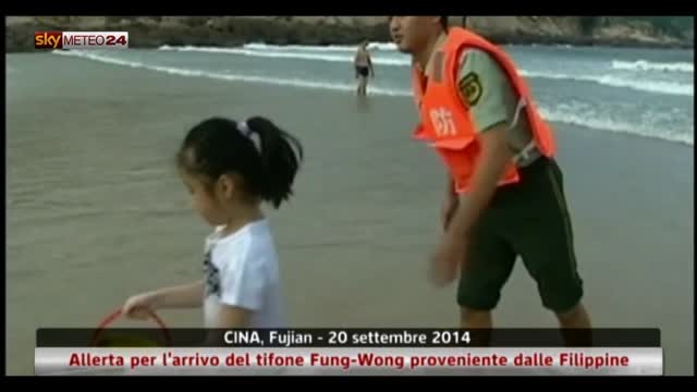 Cina, allerta per l’arrivo del tifone Fung-Wong nel Fujian