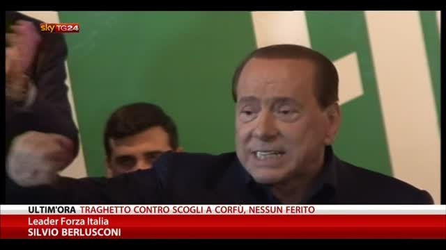 Senato, Berlusconi: riforma non ci convince ma la votiamo