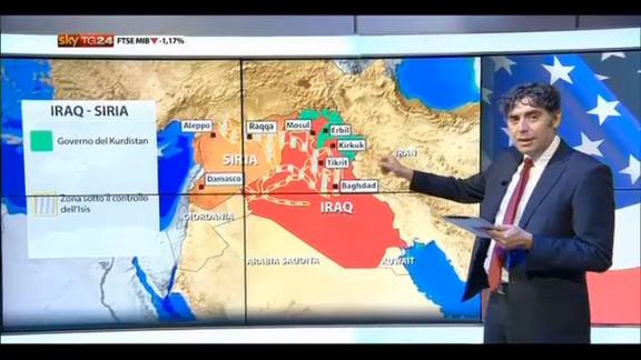 Offensiva Usa contro Isis in Siria: la mappa dei raid 
