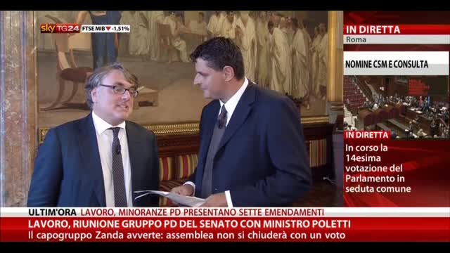Lavoro, riunione PD con Ministro Poletti: parla Gotor