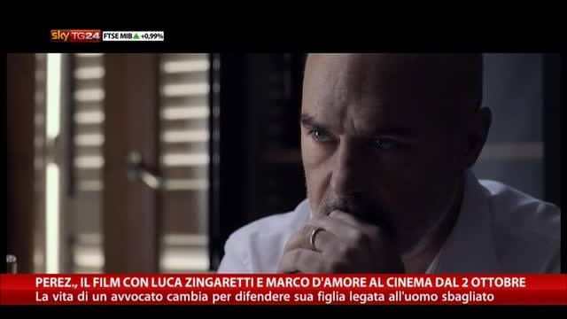 Perez, Luca Zingaretti e Marco D'Amore in sala dal 2 ottobre