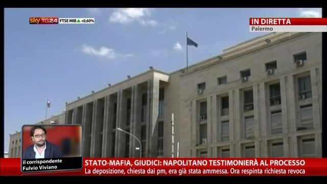 Stato-Mafia, giudici: "Napolitano testimonierà al processo"