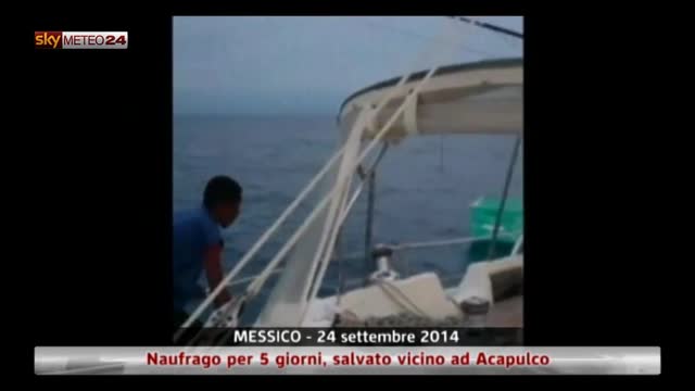 Messico: naufrago per 5 giorni, salvato vicino ad Acapulco