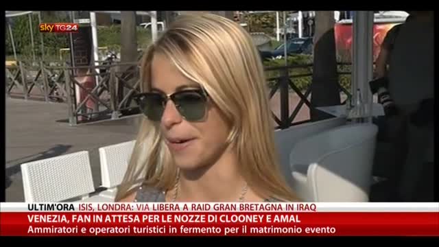 Venezia blindata per il matrimonio di Clooney e Amal