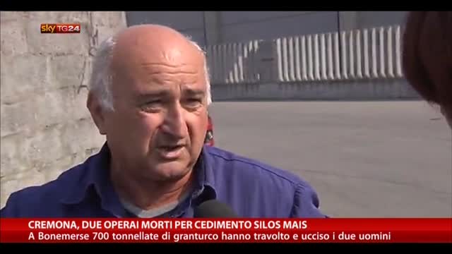 Cremona, 2 operai morti per cedimento silos mais
