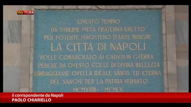 Napoli, la vergogna del sacrario militare abbandonato
