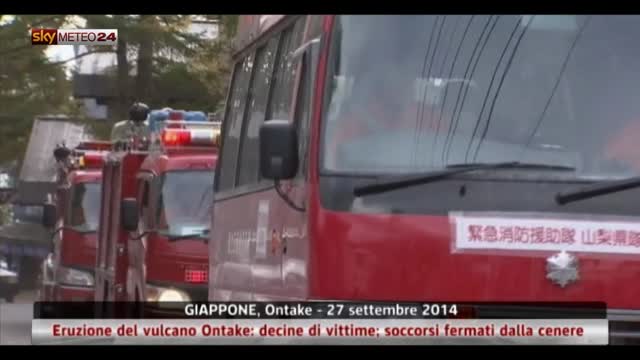 Giappone, eruzione del vulcano Ontake: decine di vittime