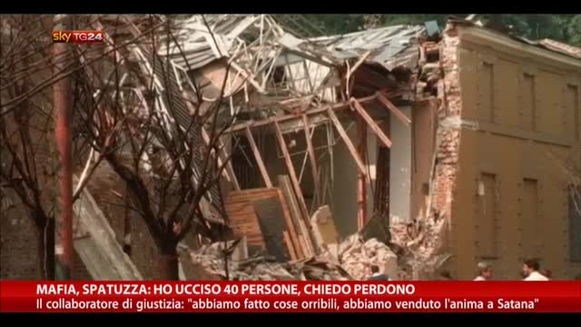 Mafia, Spatuzza: ho ucciso 40 persone, chiedo perdono