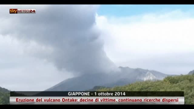 Eruzione del vulcano Ontake, continua la conta dei dispersi