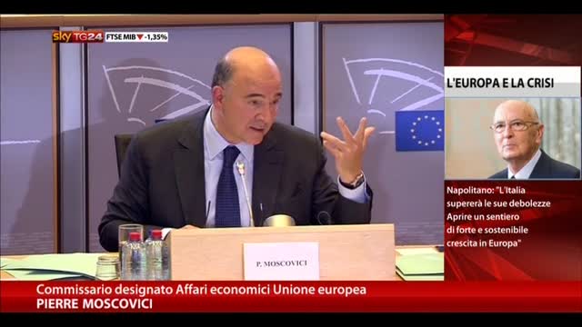 Moscovici: flessibilità non vuol dire cambiare regole​