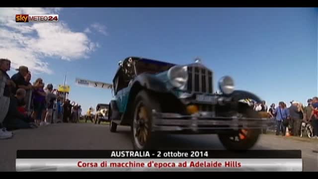 Australia, Corsa di macchine d'epoca ad Adelaide Hills