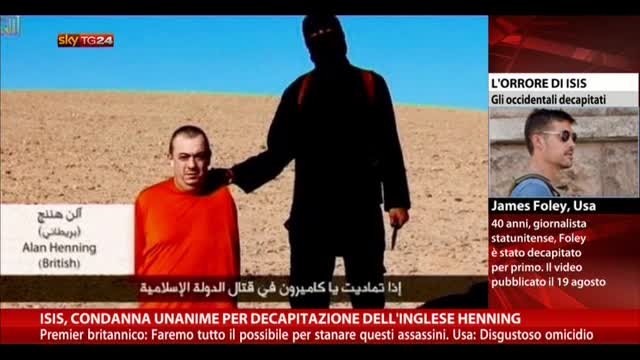Isis,condanna unanime per decapitazione dell'inglese Henning