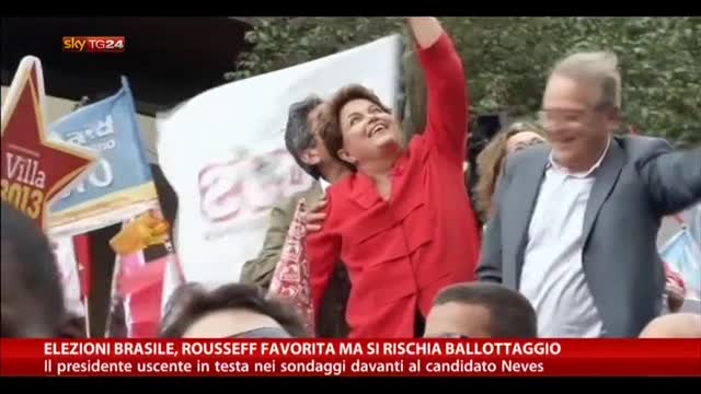 Elezioni Brasile, Rousseff favorita ma rischio ballottaggio