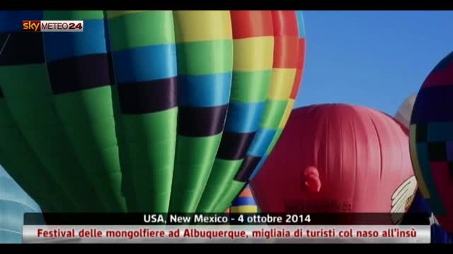 Usa, festival mongolfiere: migliaia i turisti