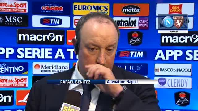 Napoli, Benitez: mi è piaciuta la reazione della squadra