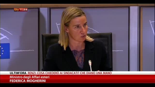 Marò, Mogherini: punterò a facilitare il dialogo con India