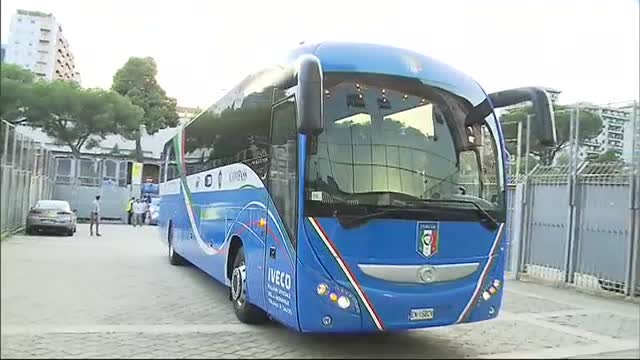 Verso l'Azerbaigian, gli Azzurri arrivano a Palermo