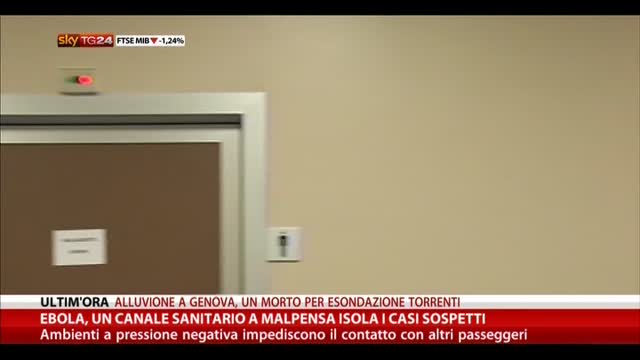 Ebola, un canale sanitario a Malpensa isola i casi sospetti