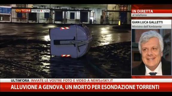 Alluvione Genova, Galletti: pronti 35mln, ma bloccati