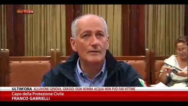 Alluvione Genova, Gabrielli: emergenza fino a lunedì